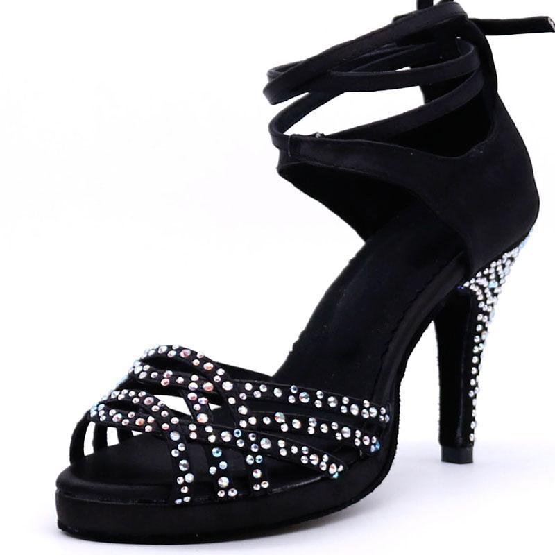 Marbella - Latinosa - Scarpe da ballo nere strass